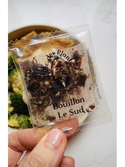 Bouillon bio de légumes provençaux poivron rouge thym - Le Sud - Boîte 12 sachets